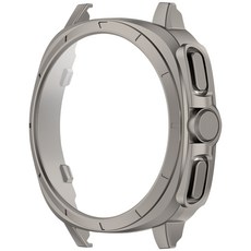 더조은셀러 갤럭시워치7 44 40mm 울트라 변신 스타일링 풀커버 강화유리 케이스, 티타늄실버, 1개 티타늄실버, 1개
