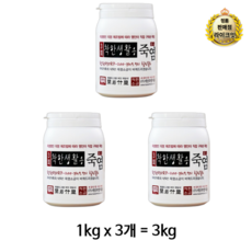 개암죽염 3회 착한생활용 죽염, 3kg, 6개