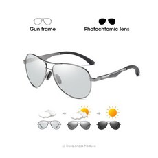 CBay 클래식 브랜드 디자인 파일럿 Photochromic sunglasses 남성 편광 안전 운전 태양 안경 여성 항대 장자 Gafas de Sol Hombre 색안경