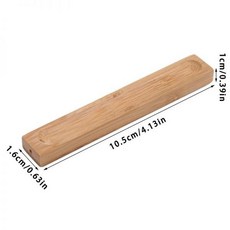 나무 향 스틱 거치대 백단향 코일 플레이트 대나무 라인 버너, 10.5x1.6x1cm 5pcs, 1개