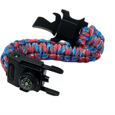 Led 조명 Paracord 550 4mm 팔찌 다기능 낙하산 코드 트레킹 하이킹 긴급 생존 키트 팔찌 시계 로프, Rainbow_9
