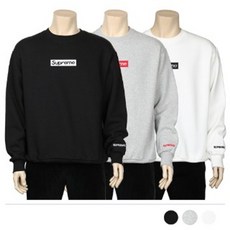 마켓보물섬TI리즈코 MTFW19251 슈프림스 자수 기모 긴팔티 남성티셔츠 남자캐쥬얼티셔츠 티셔츠 라운드넥긴팔티 긴팔티셔츠[부재시_문자요망]