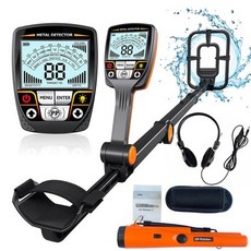 전문가용 금속 탐지기 TX-640 접이식 지하 금 탐지기 방수 검색 코일 성인용 고정밀, 없음, 3) TX640HGP, 1개