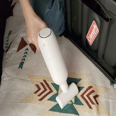 아트박스/쓰리고 [피앤지] 와이드 스톰 차량 미니 핸디 소형 청소기, 화이트