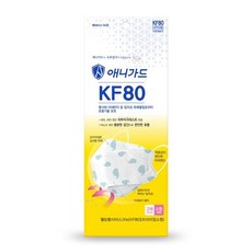 애니가드 웰빙황사마스크[KF80](소형) 고래 120매(3매X40개), 단품, 단품