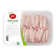 무항생제 인증 자연이키운닭 윙(냉장) 600g 1팩, 자연이키운닭 윙 냉장 600g, 2개