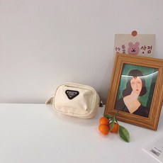 링크링커 옆으로메는가방 옆으로매는가방 인싸템 멋진 남자 힙색 봄계절 외출 크로스백 여자 벨트백 허리색 숏 동전지갑, 화이트