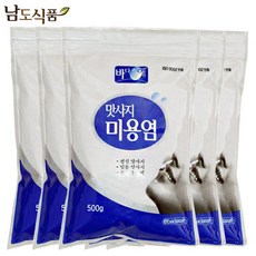 바다애 맛사지 미용소금 500g, 5개