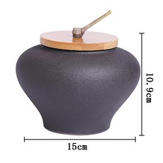 도자기 유골 항아리 핸드페인트 화장 장례식 홀더 반려 동물 기념, 1개