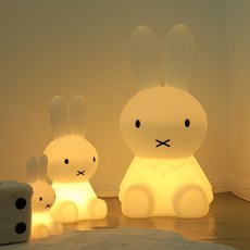 miffy 미피 LED 무드등 토끼 무드등 토끼조명 침실 수면등 수유등 캐릭터 무선 리모컨 집들이 선물