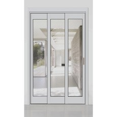 [윈도어] (슬림3연동 중문 기본사양) 무료시공 세종 대전 천안 청주 공주, 아쿠아강화, 화이트, 없음, 1개