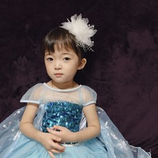 지아리 돌촬영머리띠 발레머리띠 여아헤어밴드