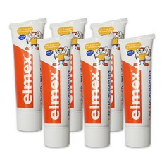 엘멕스 킨더 어린이 2세-6세 6개세트 치약, 6개, 50ml