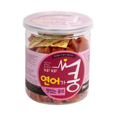 브리더랩 강아지 큐브 건조간식 200g, 연어가쿵, 6개 - 강아지연어간식