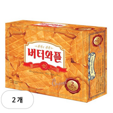 크라운 버터와플 과자, 632g, 2개