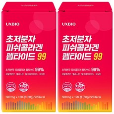 저분자 피쉬 콜라겐 펩타이드 99, 2개, 120정
