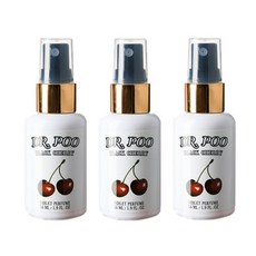 닥터푸 토일렛퍼퓸 화장실 탈취제 화장실 방향제, 블랙체리, 3개, 56ml
