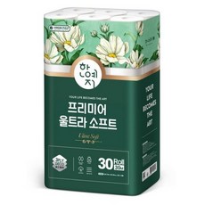 한예지 3겹 프리미어 울트라 소프트 화장지 30m