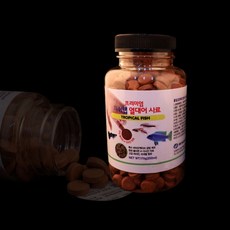 [바보사랑] 프리미엄 열대어 부착식 먹이 피쉬탭 사료 170g, 1개