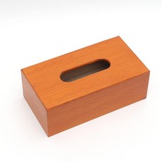 레트로 감성 리얼 우드 휴지케이스 물티슈보관함 냅킨함, 1개