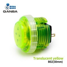 QANBA 그래비티 LX 클리어 기계식 푸시 버튼 스위치 30mm, 7) B02, 1개
