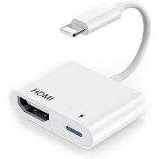 iPhone TV용 HDMI 어댑터 iPad 1080P HD 디지털 AV 전원 불필요 비디오 및 오디오 동기화 화면 커넥터 14 13 12 11 X 8 HDTV 프로젝터 모니터, New HDMI - 빔프로젝터거실장