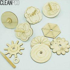 [M&Y Toys]하모니 나무 팽이만들기 (디자인랜덤) P342952세 3세 4세 남아 여아 장난감 조카 생일 선물 어린이집 유치원 교재 교구