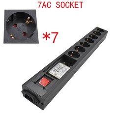 오디오 노이즈 AC 필터 파워 컨디셔너 정수기 EU 콘센트 멀티탭 16A 4000W 15K-30M, 1개