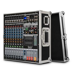 12채널 고출력 증폭 파워 앰플 USB 블루투스 믹서, 8채널(앰프 포함)