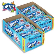 너드 구미 클러스터 베리베리 츄이캔디 3oz(85g) 12팩입 Nerds Gummy Clusters very berry Candy 3oz/85g 12 packages