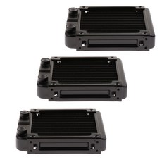 Zeyuan CPU 120mm를위한 3Pcs 알루미늄 방열기 물 열교환 기 10Pipes, 모델명