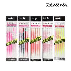 다이와 코우가 나카이튠 STR 넥타이 참돔 채비 타이라바 스커트 스트레이트 5개입, 11.케이무라오렌지글리터(073)