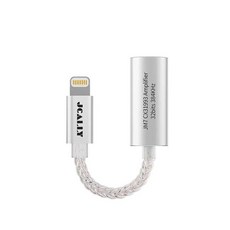 JCALLY JM7 JM7L USB 타입 c 라이트닝-3.5mm 디지털 오디오 케이블 DAC CX31993 어댑터 디코드 앰프 32bit/384KHz, [02] JM7L Lightning - jm7