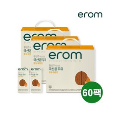 [이롬] 황성주박사의 국산콩 두유 호두 아몬드 60팩(190ml*20팩*3박스), 190ml, 60개