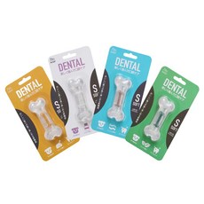 루프(ROOP) 강아지 치아 치석 관리 소프트 덴탈본 장난감 4가지맛 콤보, 4개