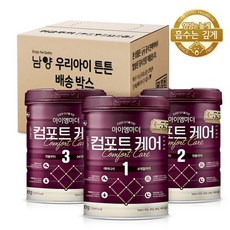 아이엠마더 컴포트케어 원통형 분유 2단계, 800g, 3개