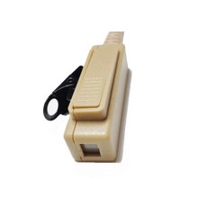 베이지 컬러 2 와이어 워키토키 어쿠스틱 튜브 Kenwood TK3107TK3310 및 Baofeng용 푸시 투 토크