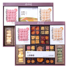 온미당 기름0% 구운유과 명절 한과 선물세트 (쇼핑백 포장), 650g, 1세트