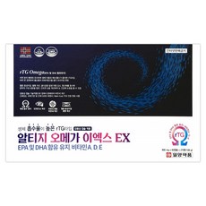 일양약품 알티지 rTG 오메가3 이엑스 120캡슐(4개월분), 120정, 1개
