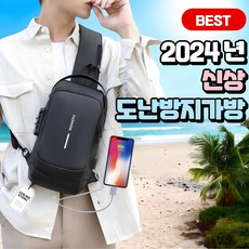 니즈솔브 유럽여행 도난방지가방 잠금 방수 크로스백