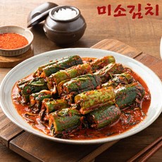 미소김치 전라도 오이소박이 1kg, [미소김치] 전라도 오이소박이 1kg, 1개
