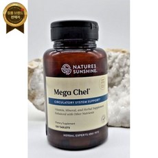 Nature’s Sunshine 메가 첼 서포트 순환 시스템 120 탭 네이처 선샤인 (1ct), 1개, 120정