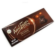 Karl Fazer Dark Chocolate Bar - 200g (7.05 ounce) 칼 Fazer 다/9399772, 상세내용참조
