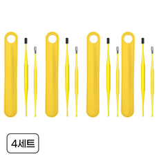 NEOMEN 말랑말랑 실리콘 귀이개, 4세트, 1개,