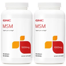 GNC MSM 1000mg 180정 x 2 (총2개)