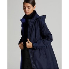 라푸마 여성 19FW 툴루즈(TOULOUSE) 네이비 롱기장 바람막이 자켓 LFJA9C121N3