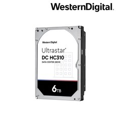 WD 울트라스타 HDD, 6TB, DC HC310 SAS - 울트라스타