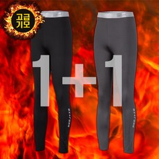 남성 기모 타이즈 레깅스 내복 하의 1+1