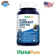 NusaPure 블랙커런트 2500mg 200베지캡슐, 200정, 1개