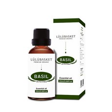 루루바스켓 유기농 바질 아로마 에센셜오일 20ml, 바질향